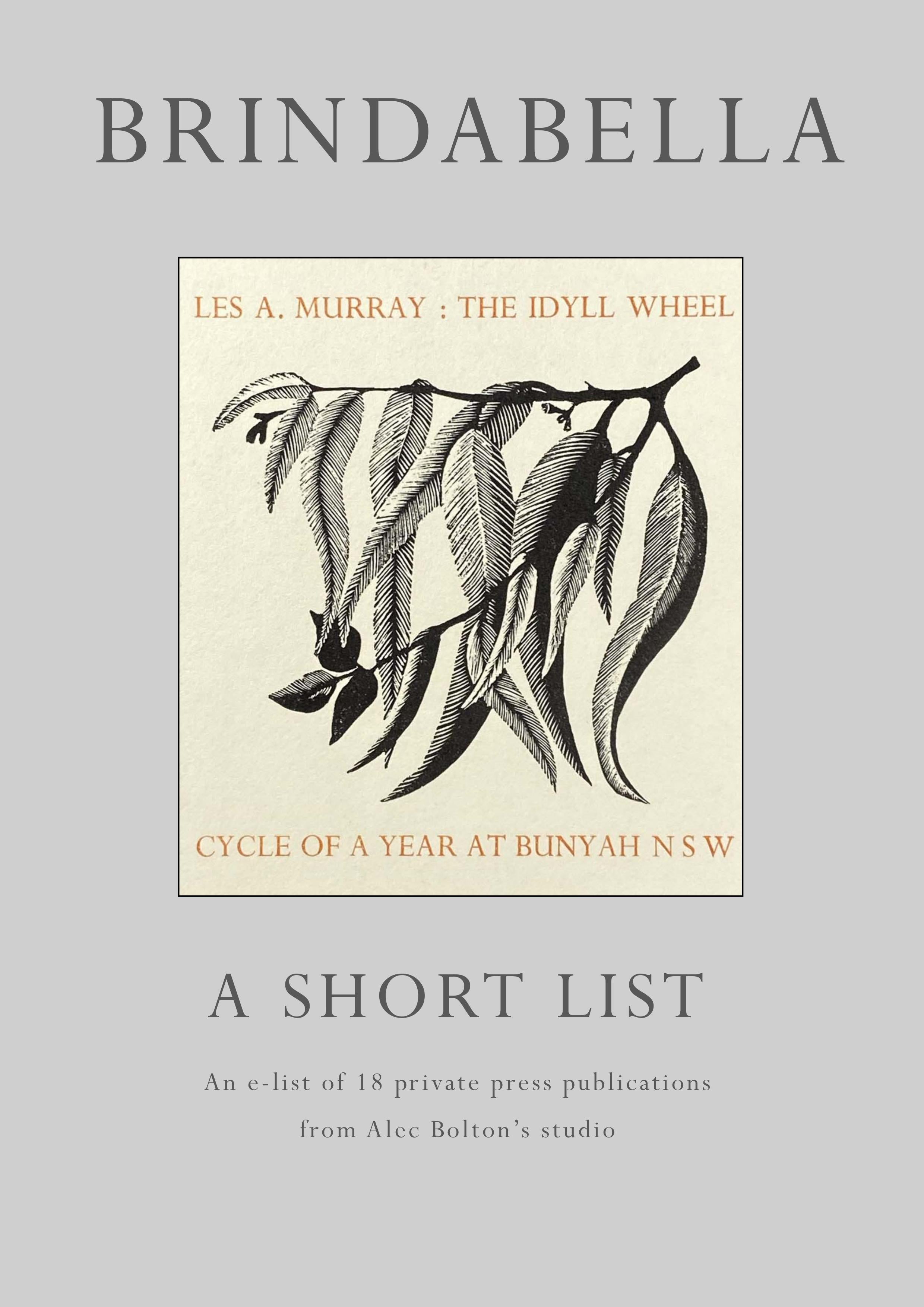 Brindabella Short List