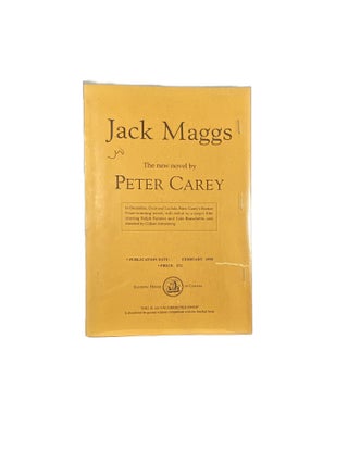 Item #11921 Jack Maggs. Peter CAREY