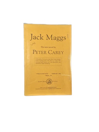 Item #11921 Jack Maggs. Peter CAREY