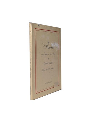 "Rosa" Love Sonnets to Mary Doyle. Edited From Original Manuscripts in the Mitchell Library, Sydney With an Introduction by Cecil W. Salier