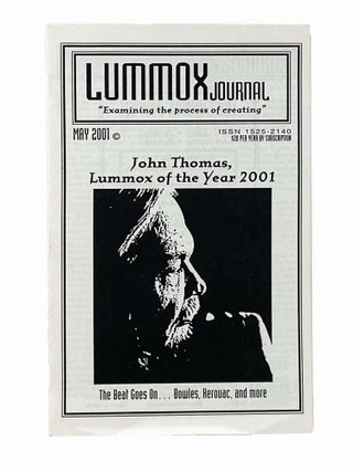Item #1391 LUMMOX Journal.; John Thomas, Lummox of the Year 2001. LUMMOX, RAINDOG