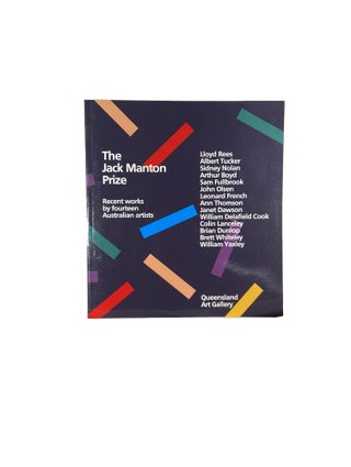 Item #14378 The Jack Manton Prize 1987 [Author's copy]; Recent works by fourteen Australian...