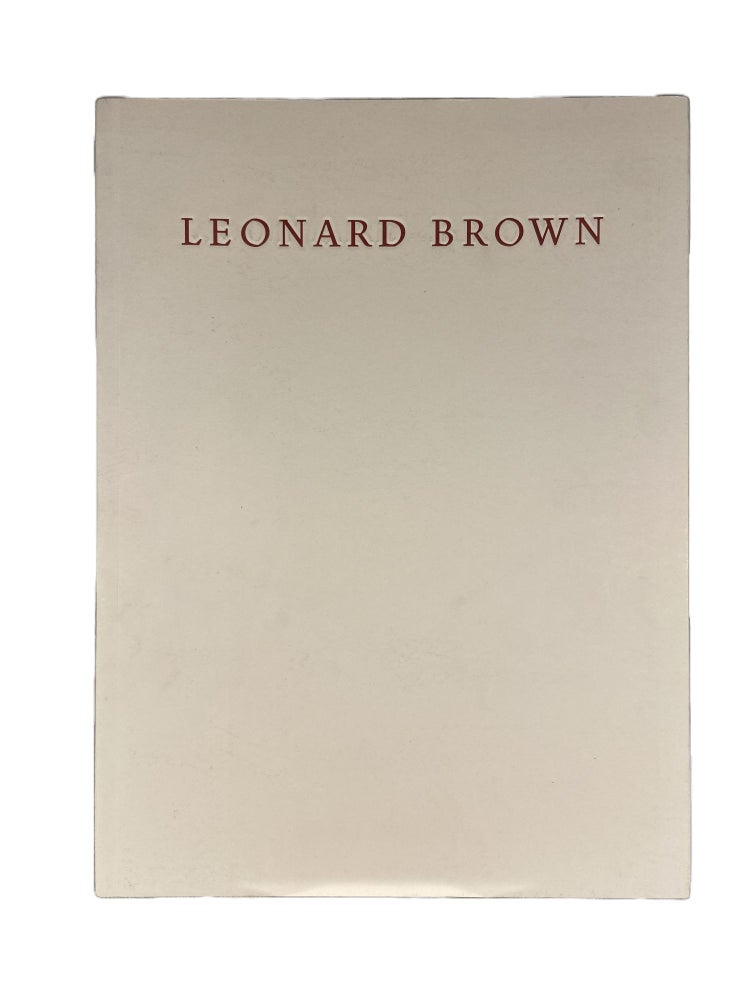 Item #14395 Leonard Brown Up and Down Backwards and Forwards. Leonard BROWN, Sasha GRISHIN, Introduction.