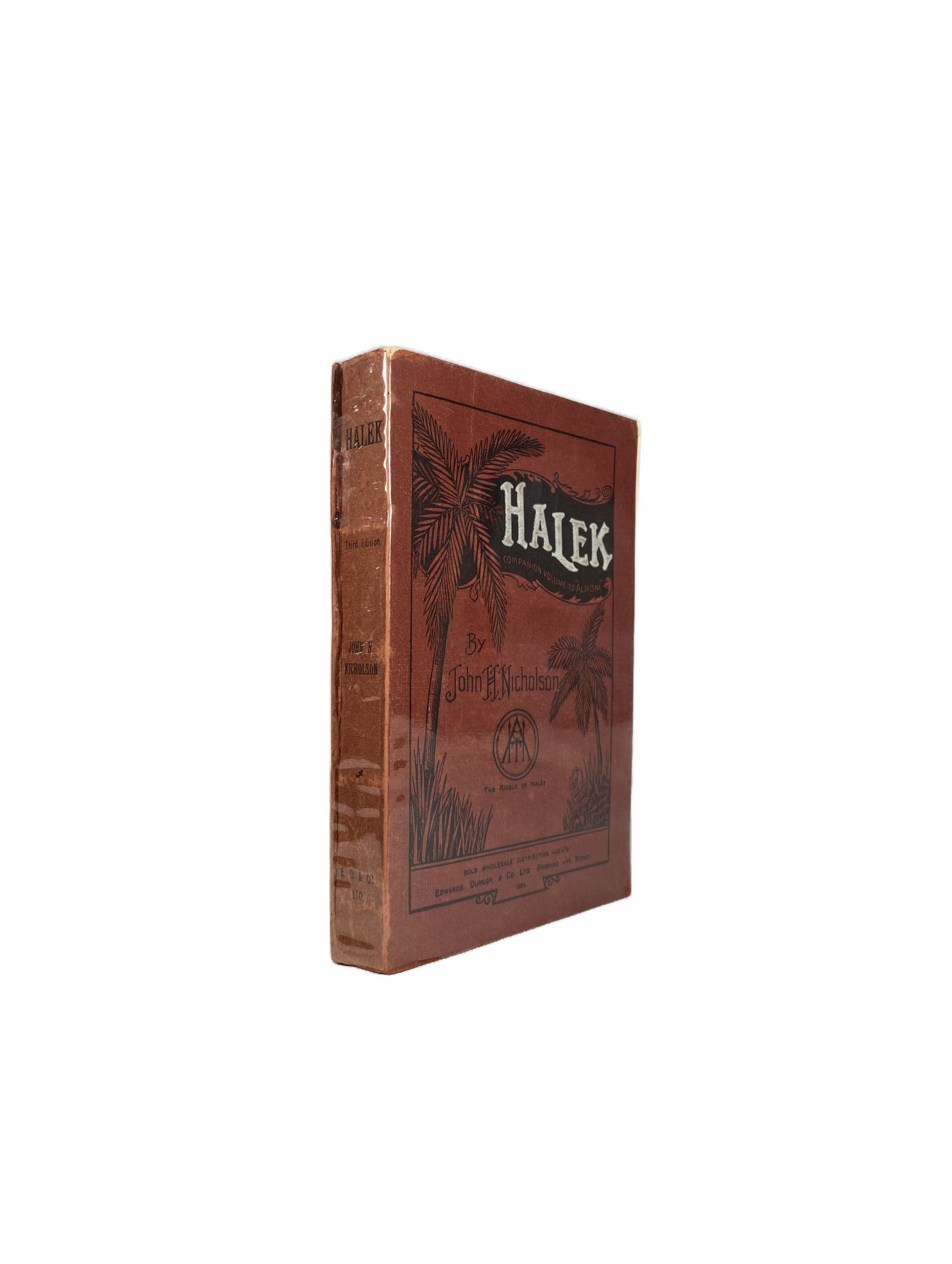 Halek; A Romance | John H. NICHOLSON | Third Edition