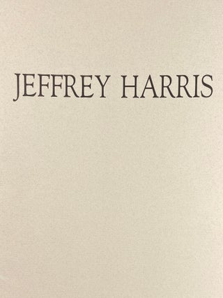 Jeffrey Harris; Recent Work 30 March - 21 April 1989