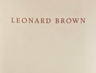 Leonard Brown Up and Down Backwards and Forwards