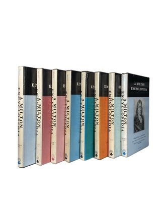 Item #14714 A Milton Encyclopedia. MILTON, Willliam B. HUNTER, Jon T. SHAWCROSS, John M....