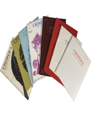 Item #14729 Chimera Literary Magazine; Journal of the New Writer's Group; Volumes 1-9