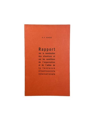 Item #14962 Rapport; sur la construction des situations et sur les conditions de l'orginisation...