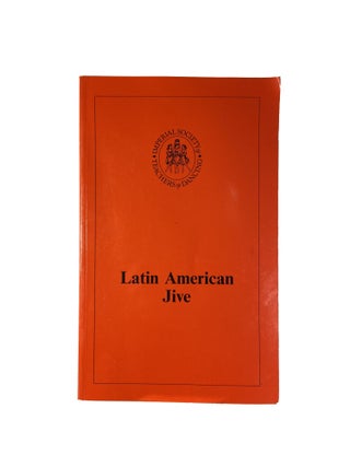 Item #15244 Latin American Jive. The Imperial Society of Teachers of Dancing