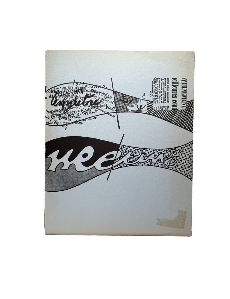 Item #15250 Meeting; Revue Lettrisme, Nouvelle s&eacute;rie n&deg;11 de 1970. Maurice LEMAITRE.
