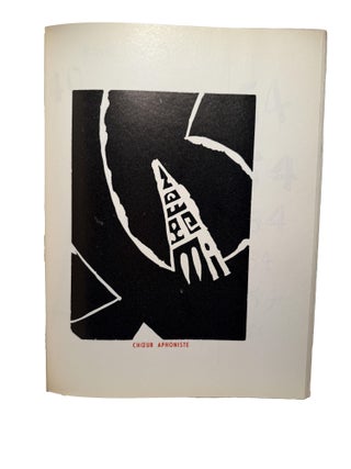 Meeting; Revue Lettrisme, Nouvelle s&eacute;rie n&deg;11 de 1970.