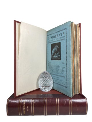 Desiderata: A Guide to Good Books.; Nos. 1-41 (A complete run)