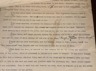 Typescript of South Sea story, "Mauki"