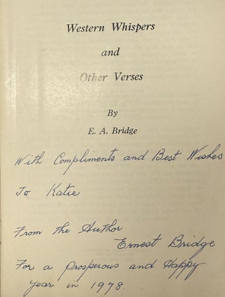 Western Whispers and Other Verses