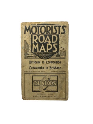 Item #15908 Motorist's Road Maps; Brisbane to Toowoomba and Toowoomba to Brisbane. RACQ