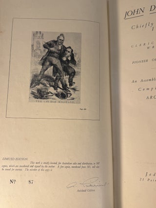 John Dunmore Lang Chiefly Autobiographical 1799-1878; Cleric Writer Traveller Statesman Pioneer of Democracy in Australia An assembling of contemporary documents compiled and edited by Archibald Gilchrist