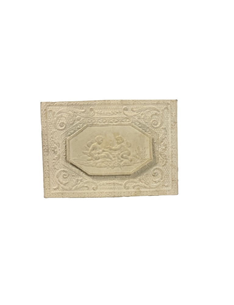 Item #15974 Freundschaftsbillet / Love and friendship card. Biedermeier.