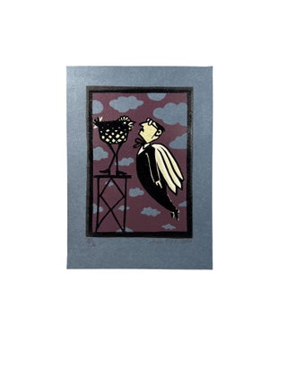 Item #15978 Untitled woodcut. Heike KÜSTER