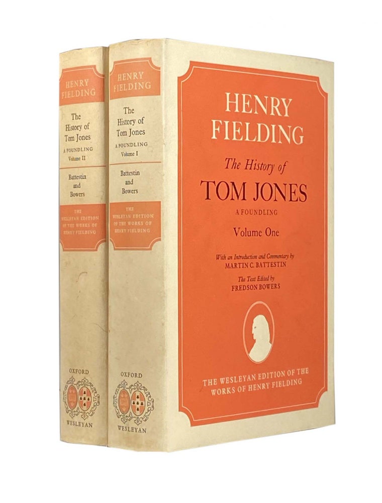 Item #1666 The History of Tom Jones ; A Foundling, Volume One and Two; The Wesleyan Edition Of The Works Of Henry Fielding. Henry FIELDING.