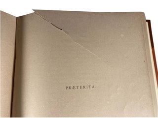 Praeterita; Outlines of scenes and thoughts perhaps worthy of memory in my past life
