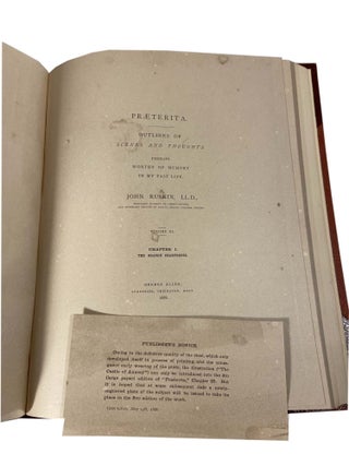Praeterita; Outlines of scenes and thoughts perhaps worthy of memory in my past life