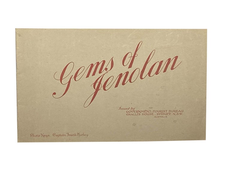 Item #2295 Gems of Jenolan; Photo negatives by Captain Frank Hurley. Frank HURLEY.