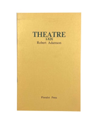 Item #2334 Theatre I-XIX. Robert ADAMSON