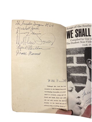 We Shall Overcome; Songs of the Southern Freedom Movement; Compiled by Guy and Candie Carawan for The Student Non-Violent Coordinating Committee
