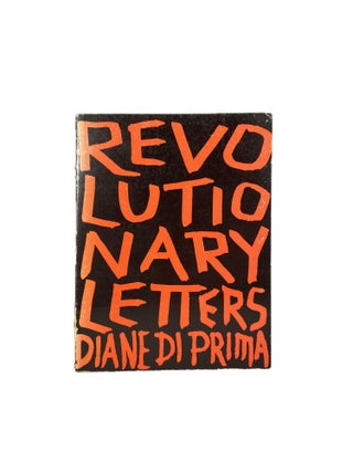 Item #2616 Revolutionary Letters Etc. Diane DI PRIMA