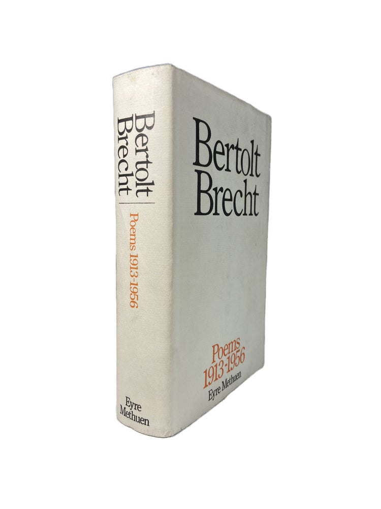 Item #2677 Poems 1913-1956. Bertolt BRECHT, John WILLETT, Ralph MANHEIM.