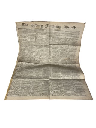 Item #333 The Sydney Morning Herald 1845. Daylight Robbery at Berrima!