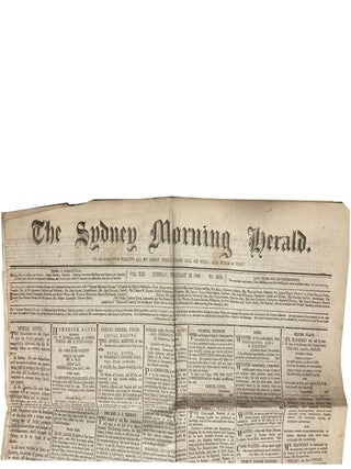 The Sydney Morning Herald 1845.
