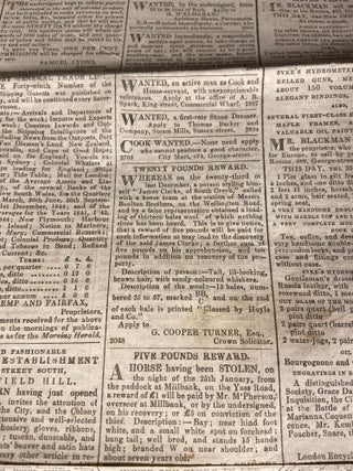 The Sydney Morning Herald 1845.