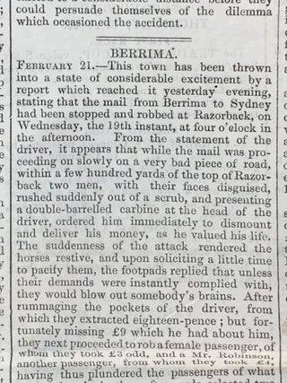 The Sydney Morning Herald 1845.