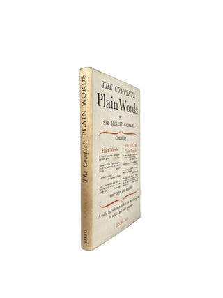 Item #3383 The Complete Plain Words. Sir Ernest GOWERS