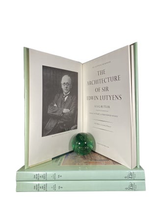 Item #3608 The Architecture of Sir Edwin Lutyens; (Vol I) Country Houses; (Vol II) Gardens,...