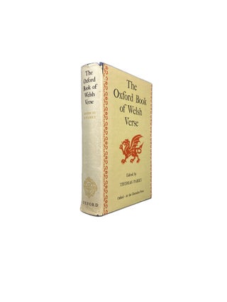 Item #3650 The Oxford Book of Welsh Verse. Thomas PARRY