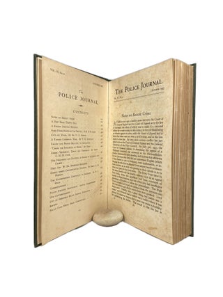 Item #4051 The Police Journal; A Quarterly Review for the Police Forces of the Empire : Vol. VI,...