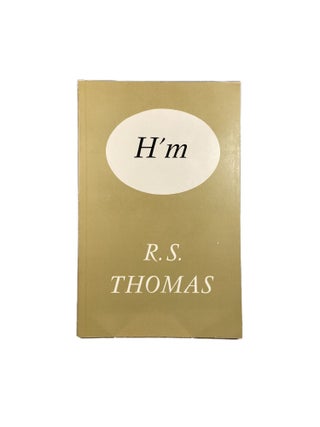 Item #4152 H'm; Poems by R.S. Thomas. R. S. THOMAS