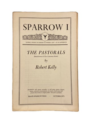 Sparrow : Sparrow will appear monthly. It will print poetry, fiction, essays, criticism, commentaries, & reviews. Each issue will present the work of a single author. The poet is prophet.; Volumes 1,2,4,6,7,8,9,11,12,13,16,19,20,22,23,24,25,26,28,29,32 and 33.