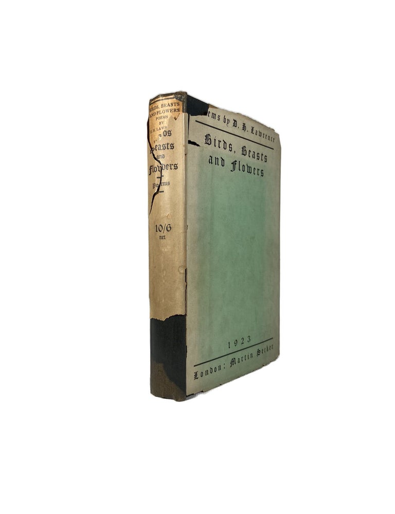 Item #4201 Birds, Beasts and Flowers; Poems by D.H. Lawrence. D. H LAWRENCE.