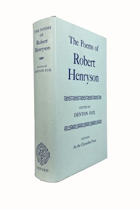 Item #4313 The Poems of Robert Henryson. Robert HENRYSON, Denton FOX