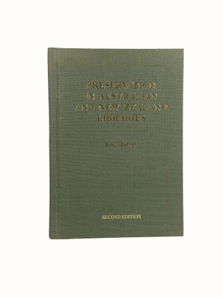 Preservation in Australian and New Zealand Libraries