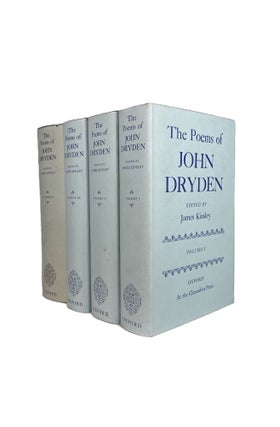 Item #4330 The Poems of John Dryden; Four Volumes. John DRYDEN, James KINSLEY