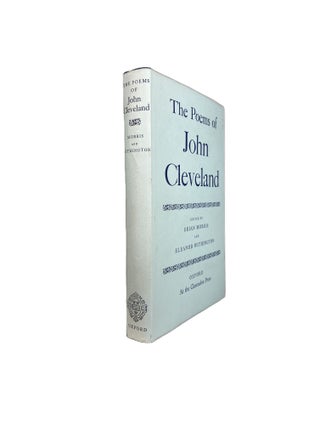 Item #4343 The Poems of John Cleveland. John CLEVELAND, Brian MORRIS, Eleanor WITHINGTON
