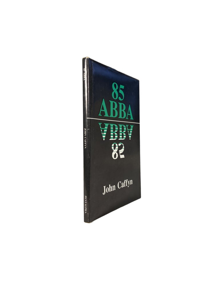 Item #4397 85 ABBA or Mirror Poems. John CAFFYN.