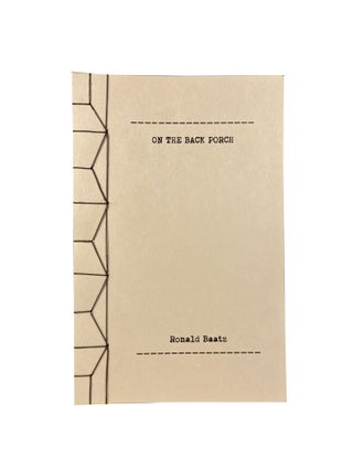 Item #4560 On the Back Porch. Ronald BAATZ