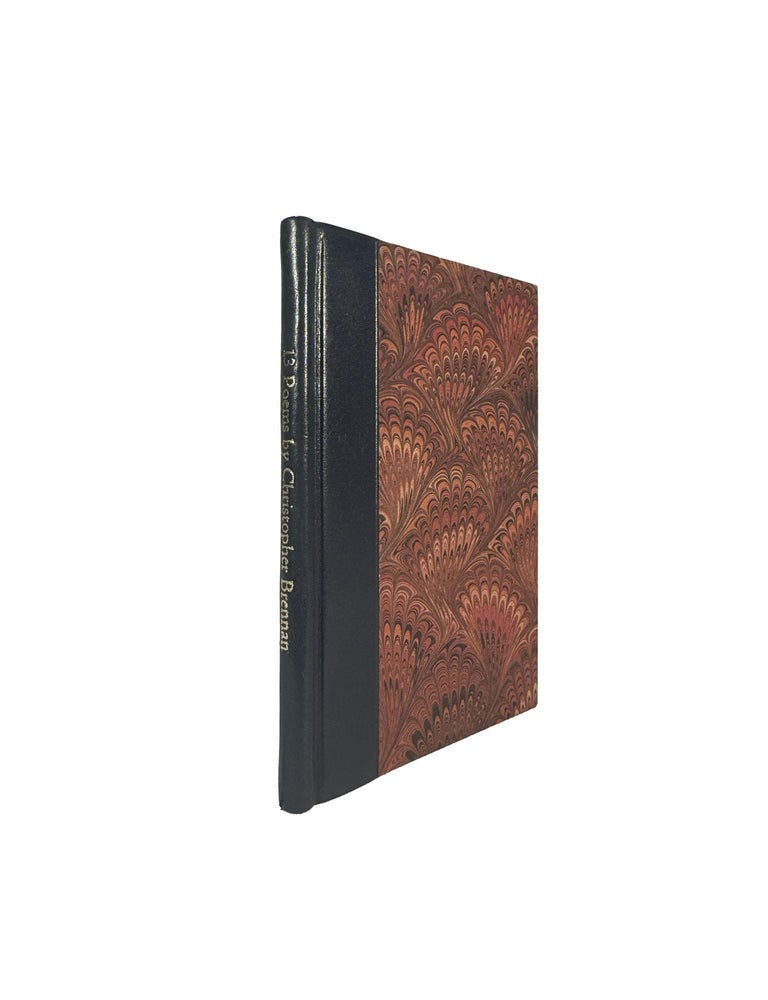 Item #6027 13 [Thirteen] Poems by Christopher Brennan. Chosen by R. E. Summers. Christopher BRENNAN.