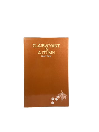 Item #6421 Clairvoyant in Autumn. Geoff PAGE